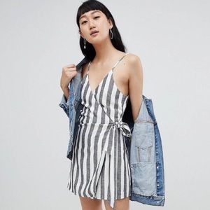 Striped mini dress